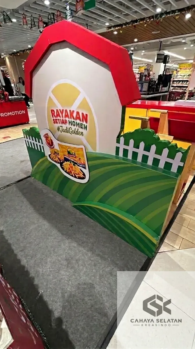 Booth Aktivasi Mall Golden Farm di Jakarta
