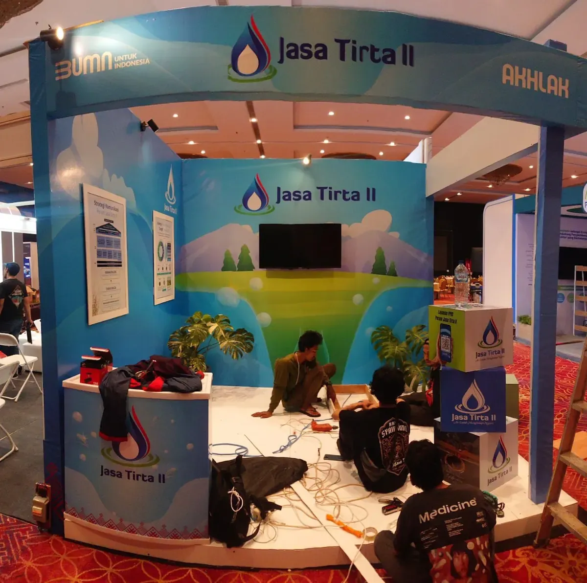 Booth pameran Jasa Tirta II