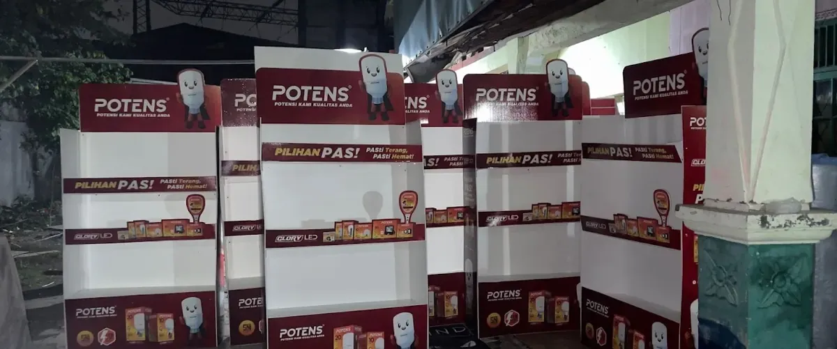 Rangkaian Rak Display Potens